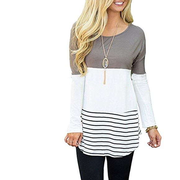 Tops - women t shirt blouse back lace long sleeve